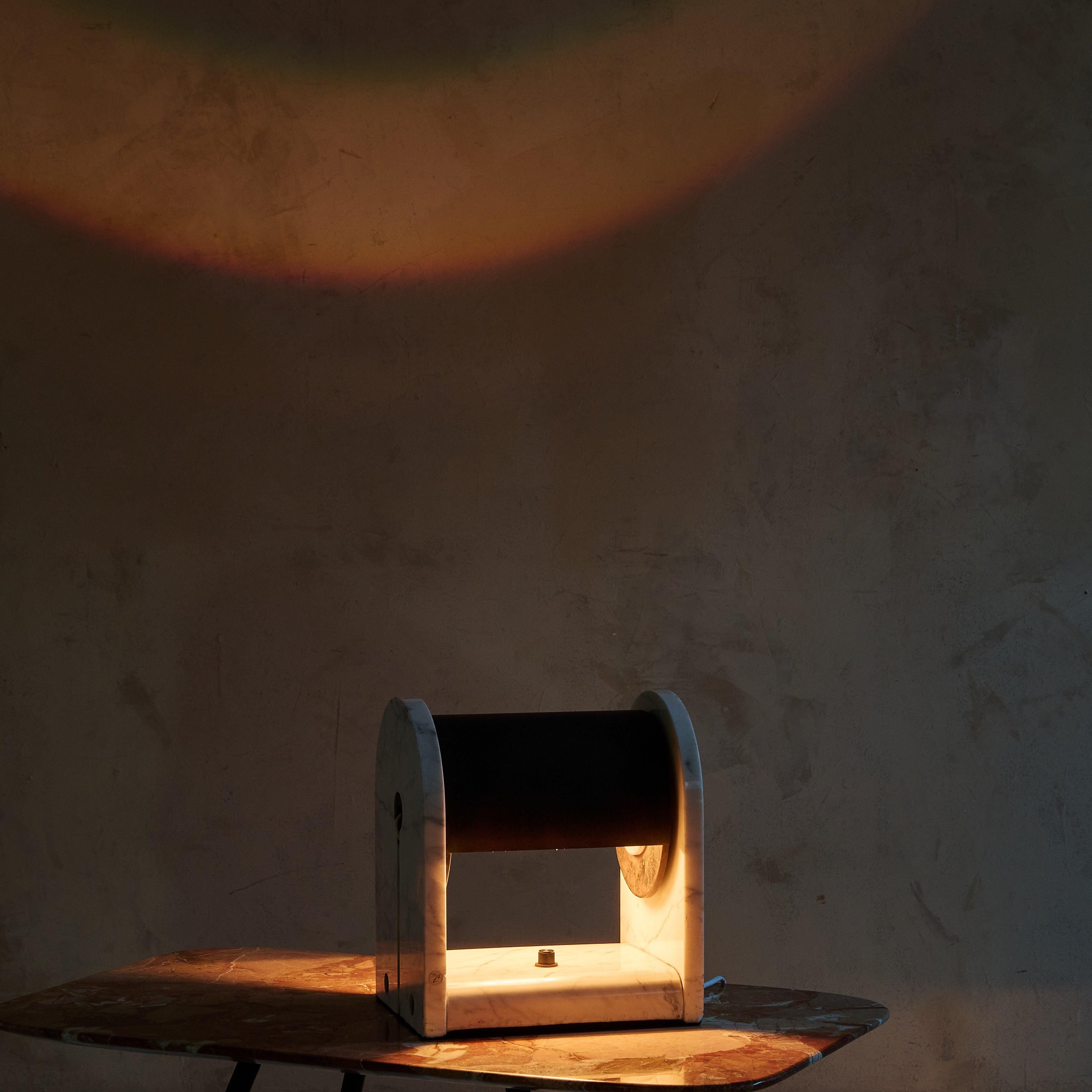 Mid-Century Modern Lampe de table Arc-en-Ciel par Andrea Bellosi fir Studio Alchimea, 1978 en vente