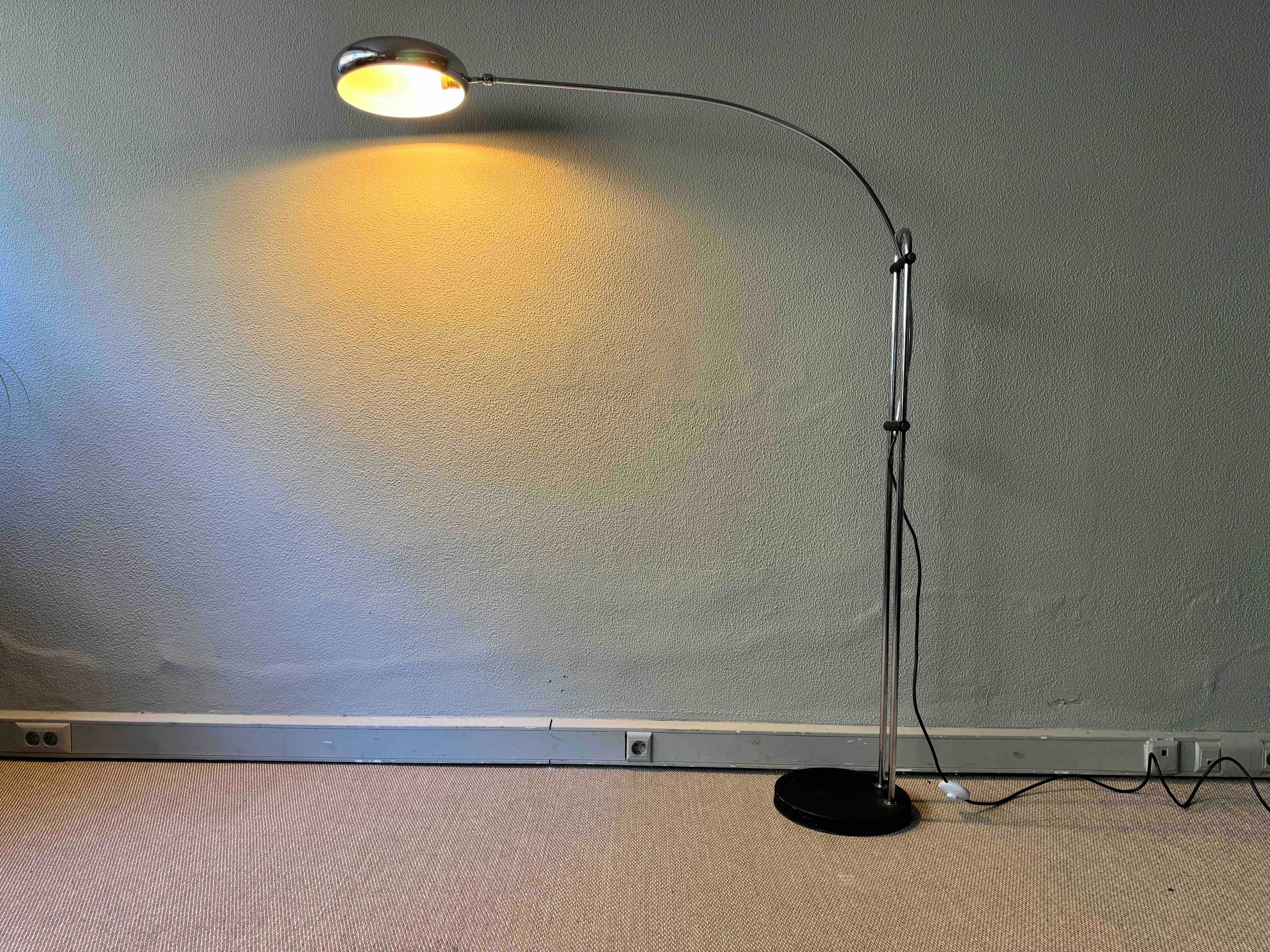 Spanish Arc Floor Lamp by T-Pons, Spain 1970's For Sale