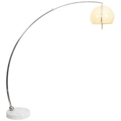 Arc Floor Lamp in Chrome Metal
