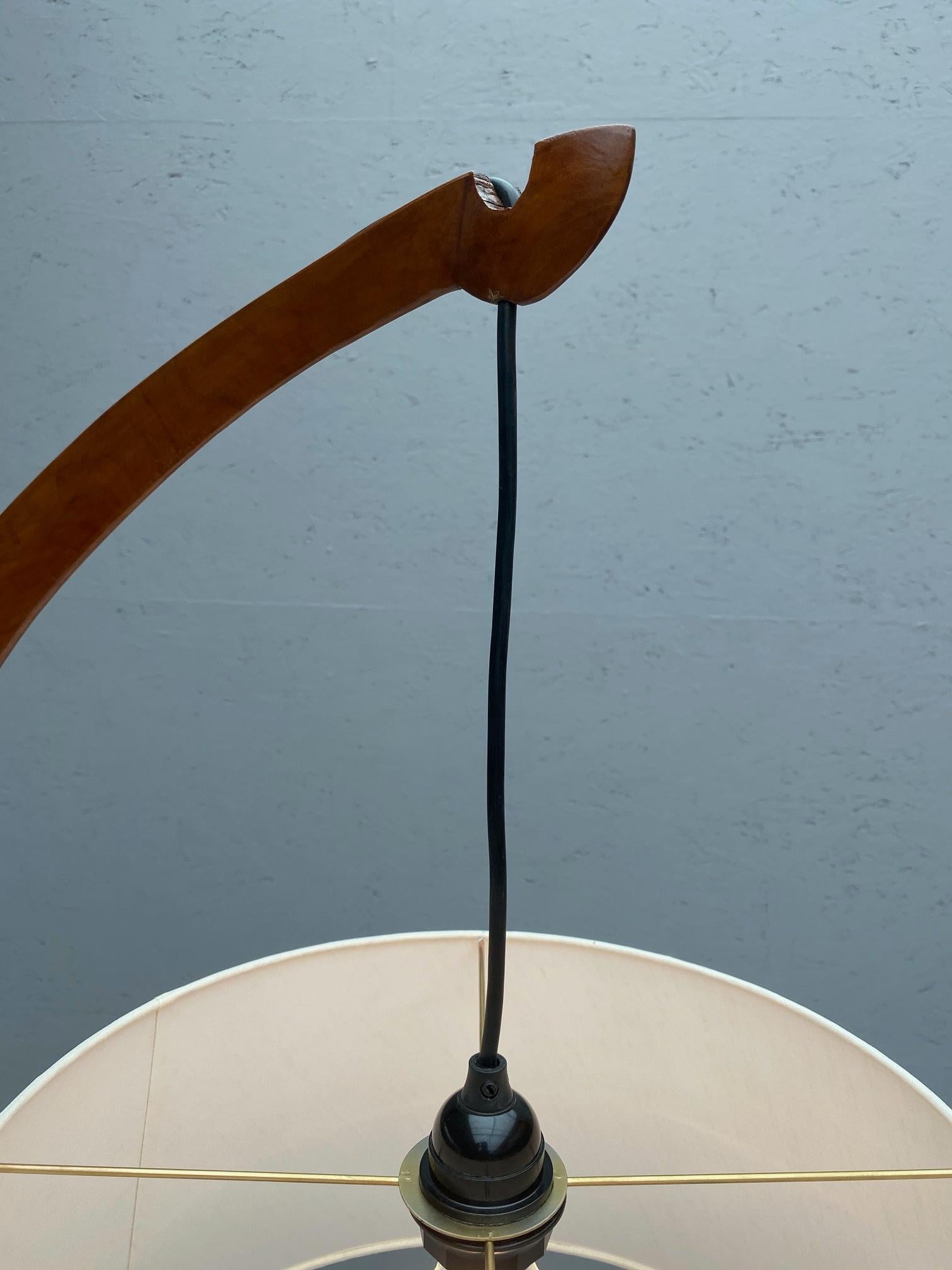 Arc Floor Lamp in Style of J.T. Kalmar In Good Condition In Brussels, BE