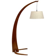 Lampadaire en arc dans le style de J.T. Kalmar