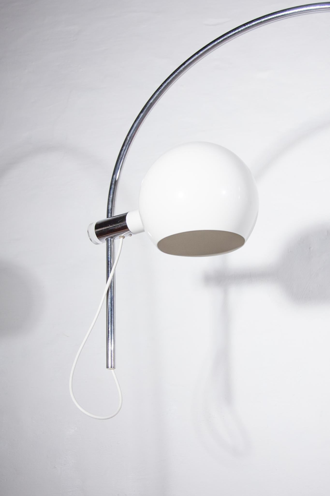Arc Floor Lamp Midcentury Modern designed by Cosack, Germany, 1972 For Sale 3