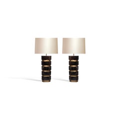 Arc II Rock Crystal Lamps by Phoenix