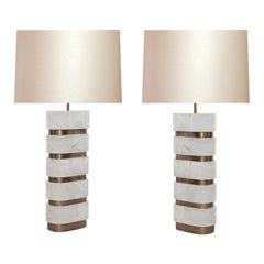 ARC II Rock Crystal Lamps by Phoenix