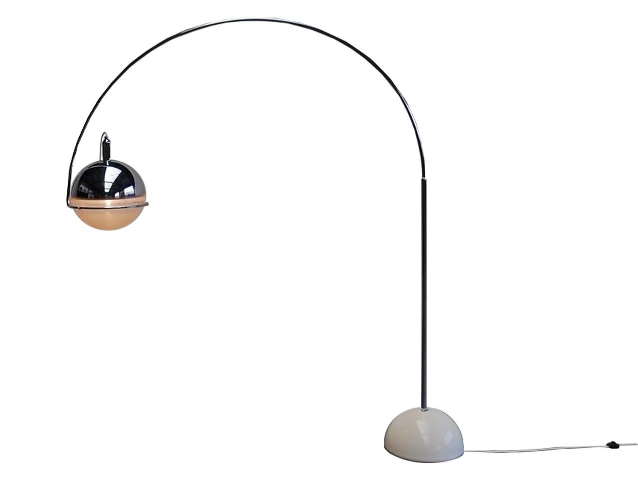 Italian Arc Lamp by Fabio Lenci, Italy, circa 1960 For Sale