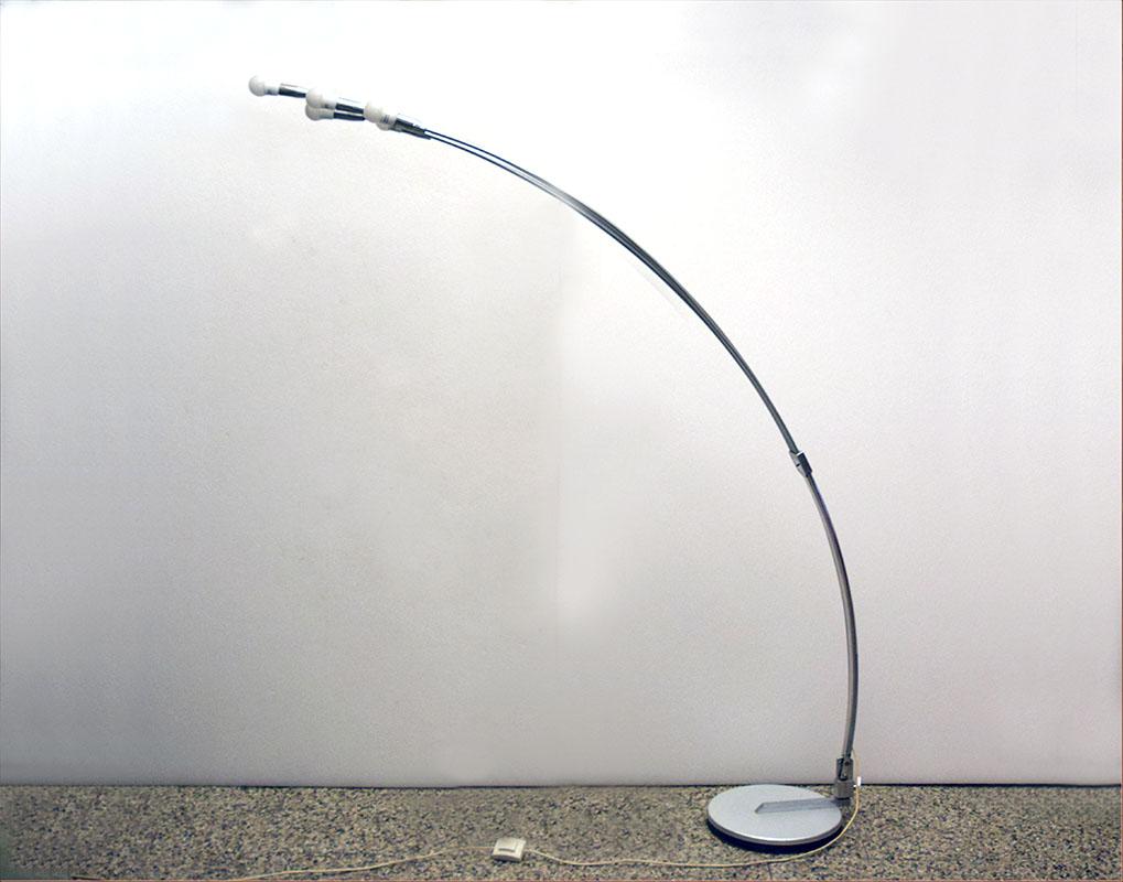 Italian Arc lamp with 5 lights by Reggiani, 1970s For Sale
