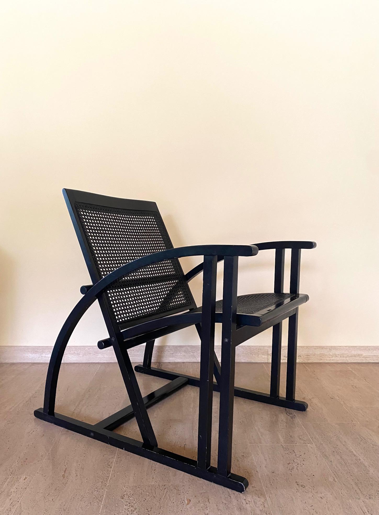 Late 20th Century Arc Lounge Chair by Pascal Mourgue, Pamco Triconfort, 1983 For Sale