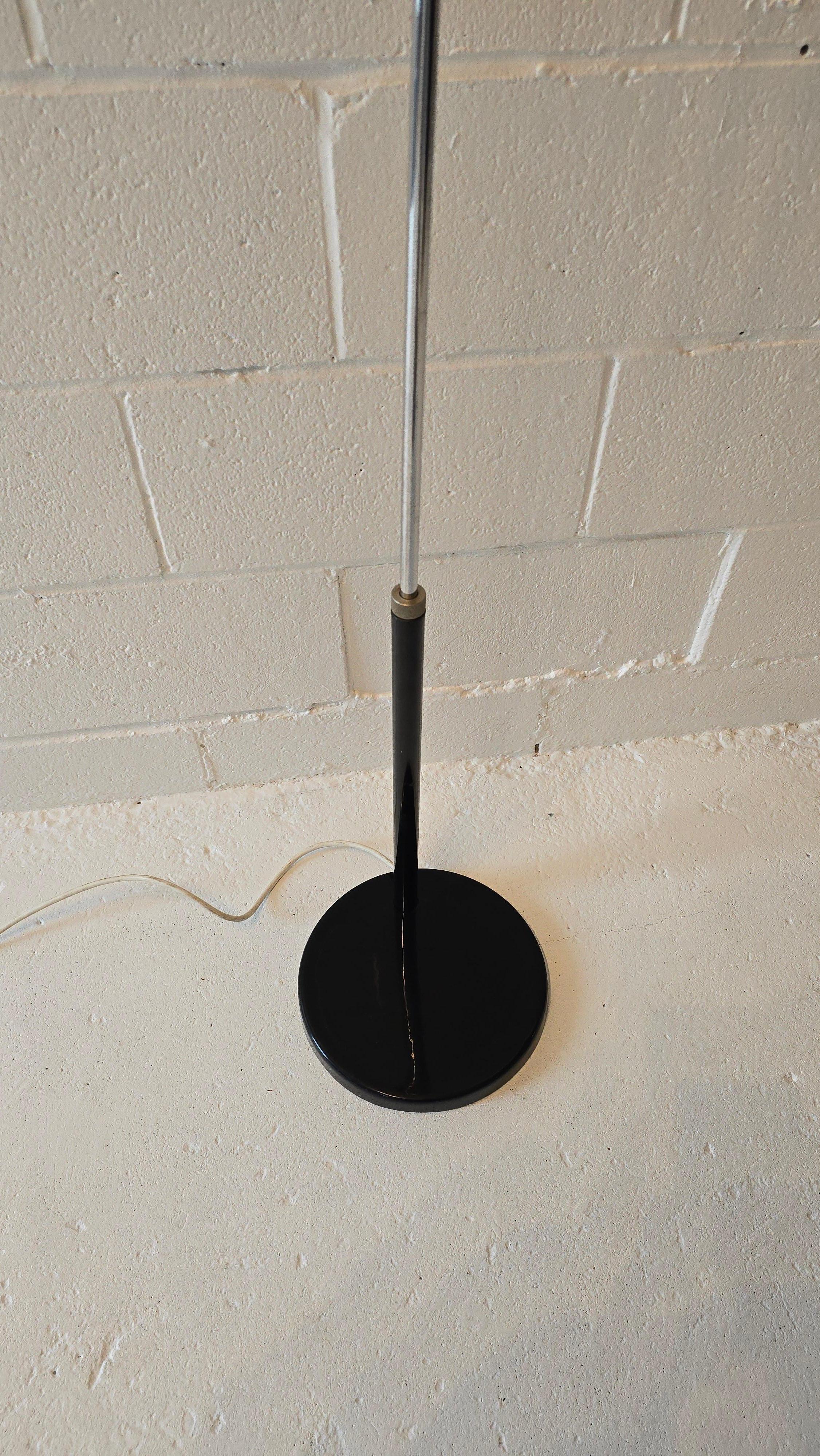 Arc Lucite Acrylic Chrome Floor Lamp 4