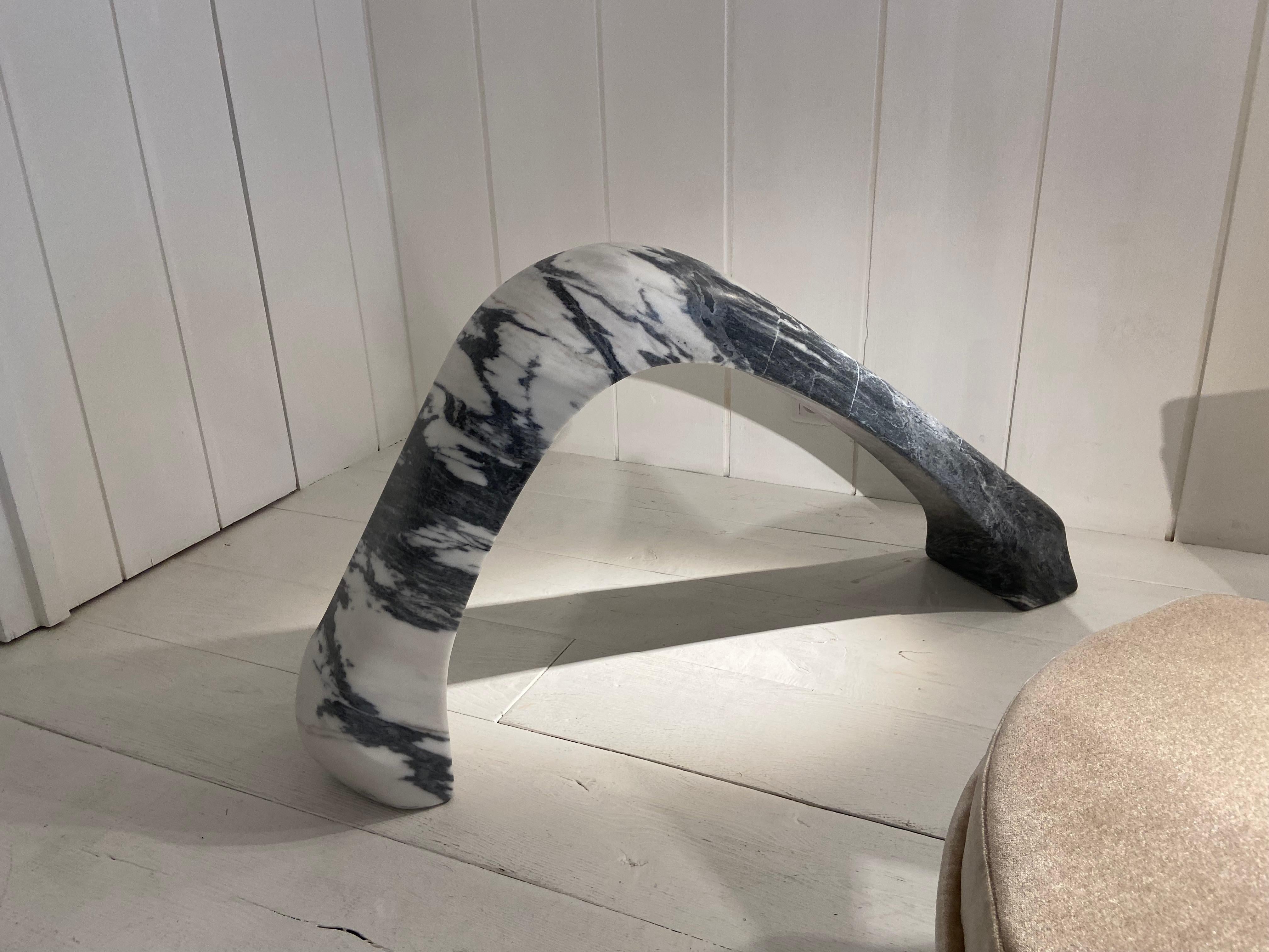 Arc Marble Sculpture by Jean-Frédéric Bourdier For Sale 6