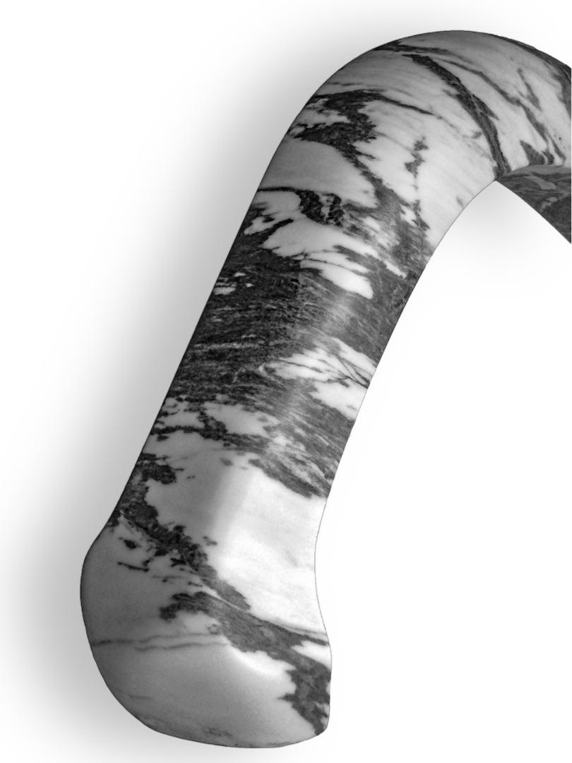 Post-Modern Arc Marble Sculpture by Jean-Frédéric Bourdier For Sale