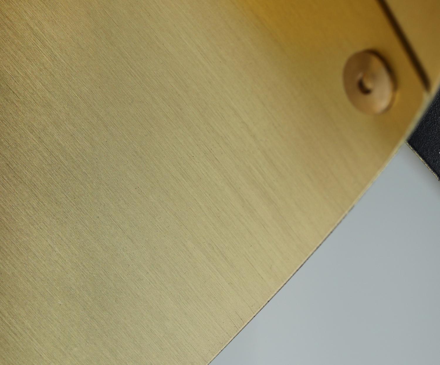 ARC Asymmetric Pendant Light in Brushed Brass Made in Britain For Sale 1