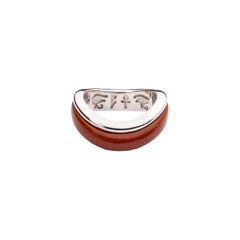 Arc Ring in Silver and Jasper
