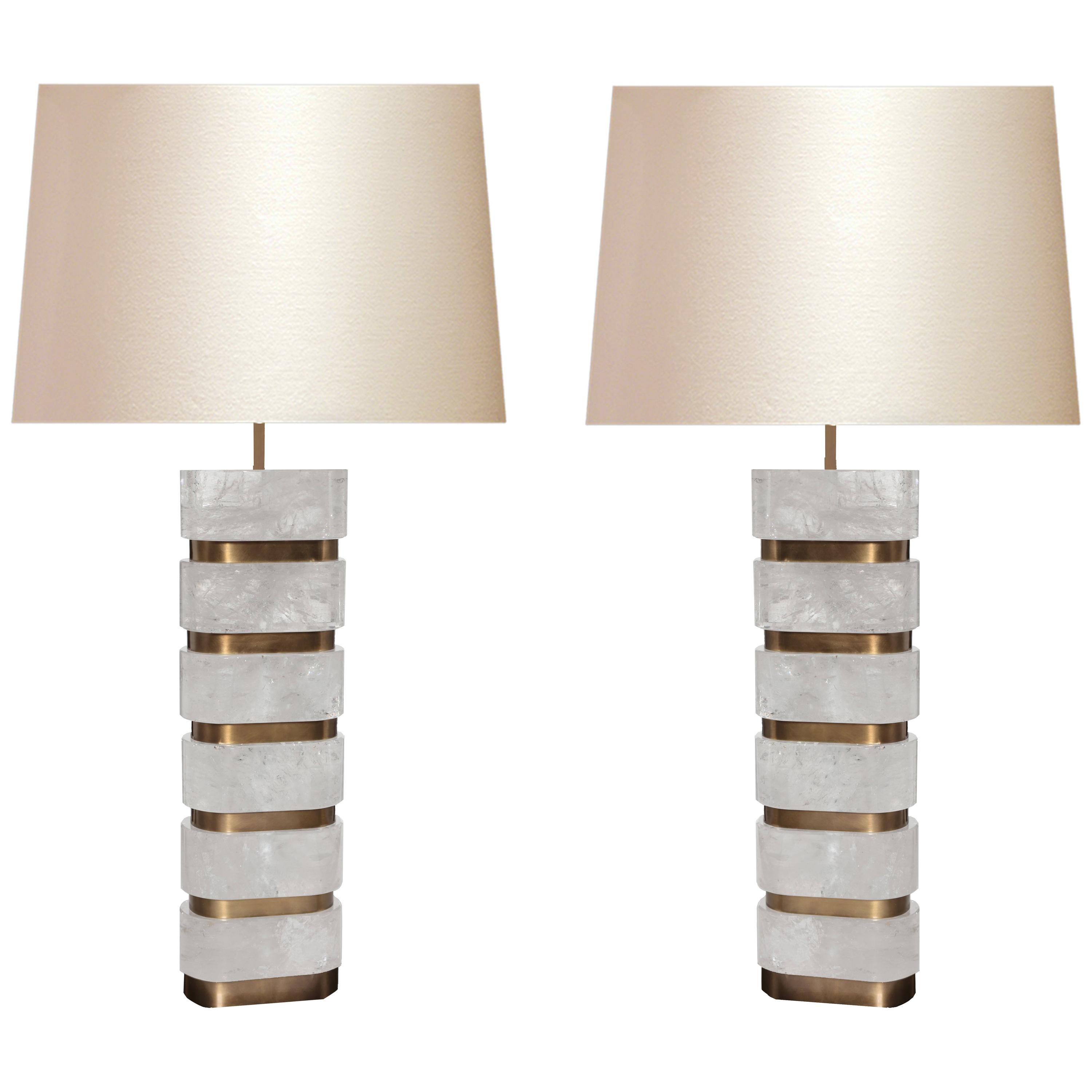 Arc Bergkristall-Lampen von Phoenix im Angebot