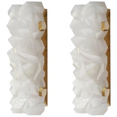 Arc Rock Crystal Sconces by Phoenix