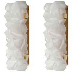 Arc Rock Crystal Sconces by Phoenix