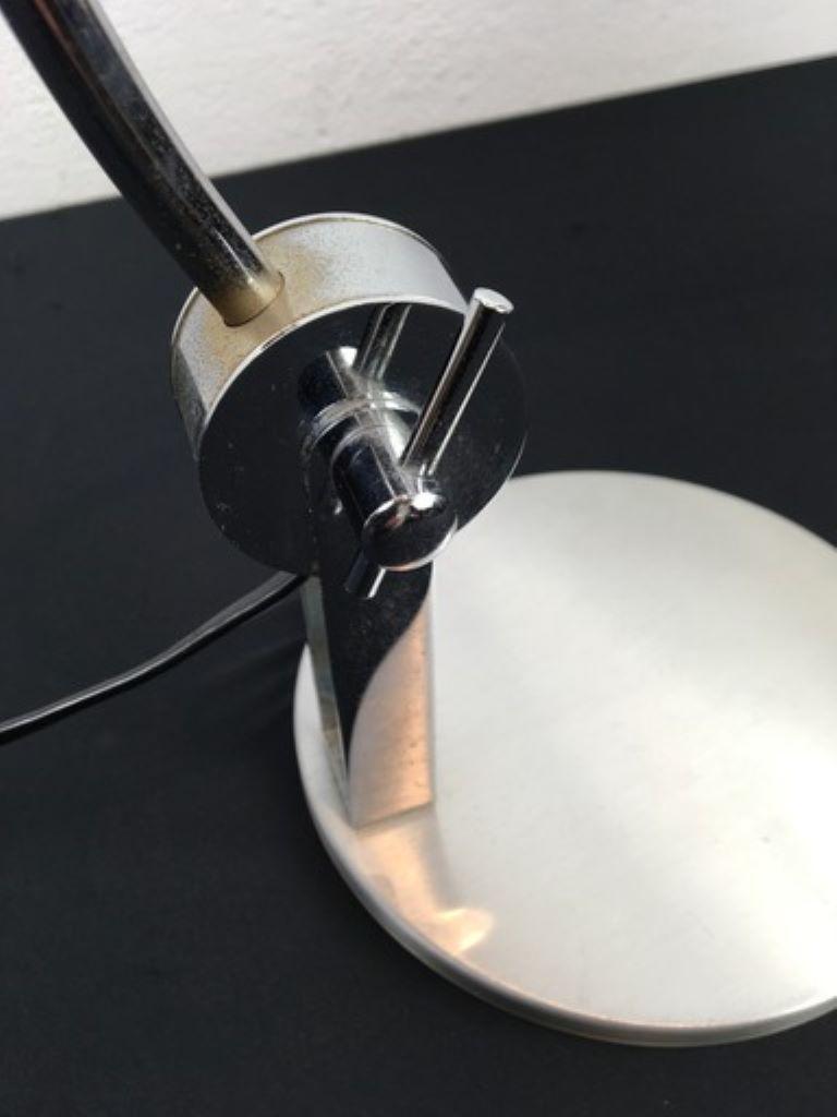 Arc Table Lamp, Chrome and Lucite 4