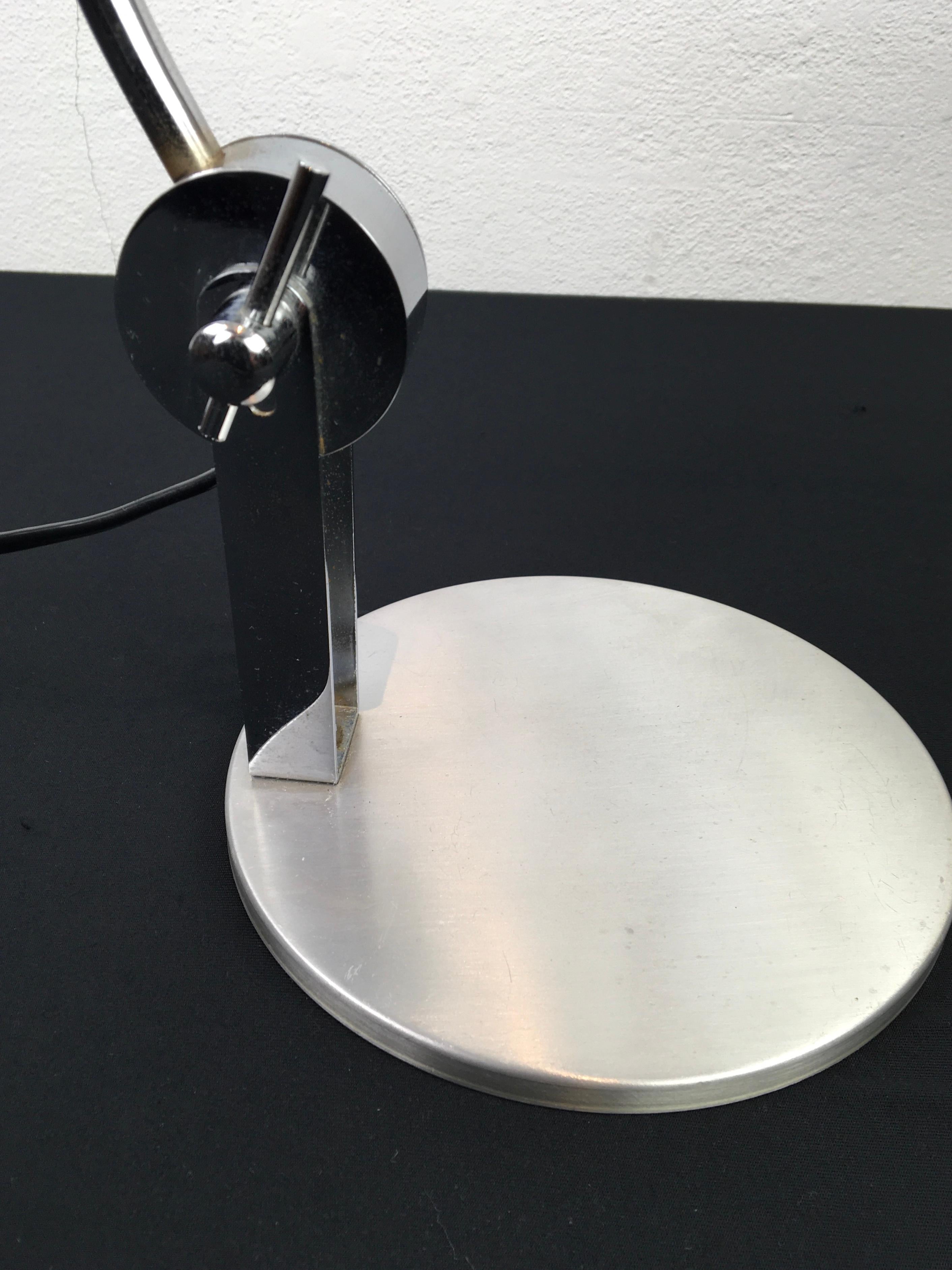 Arc Table Lamp, Chrome and Lucite 3