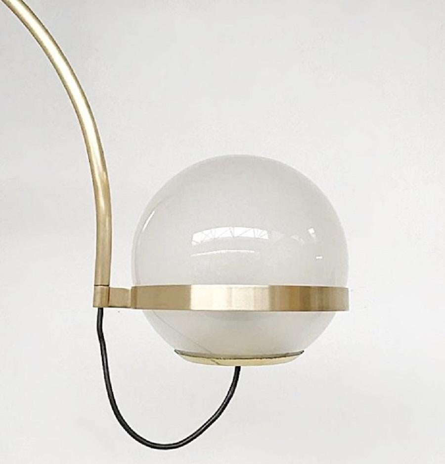 Mid-Century Modern Arc Wall Lamp, 3 Available For Sale