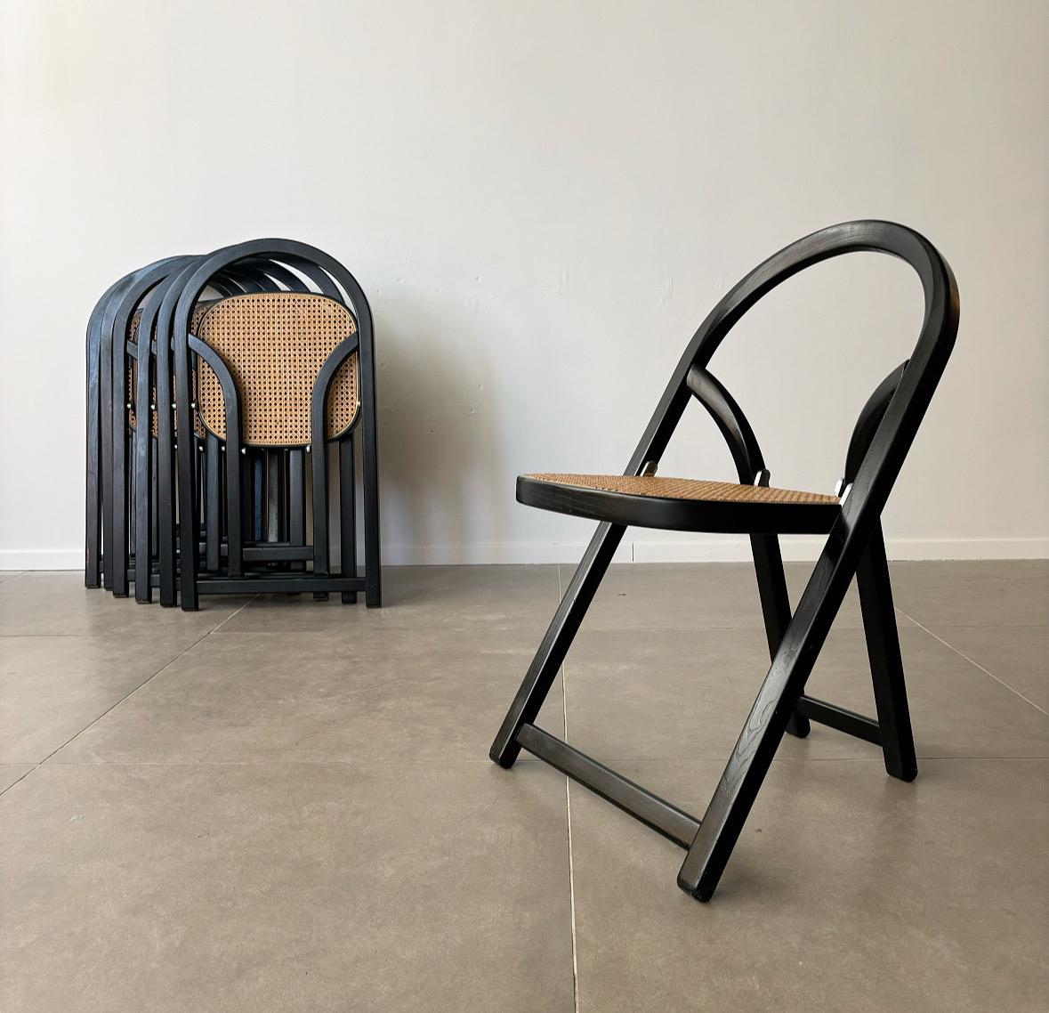 20th Century ‘Arca’ Folding Chairs by Gigi Sabadin for crassevig, 1974 Italy For Sale