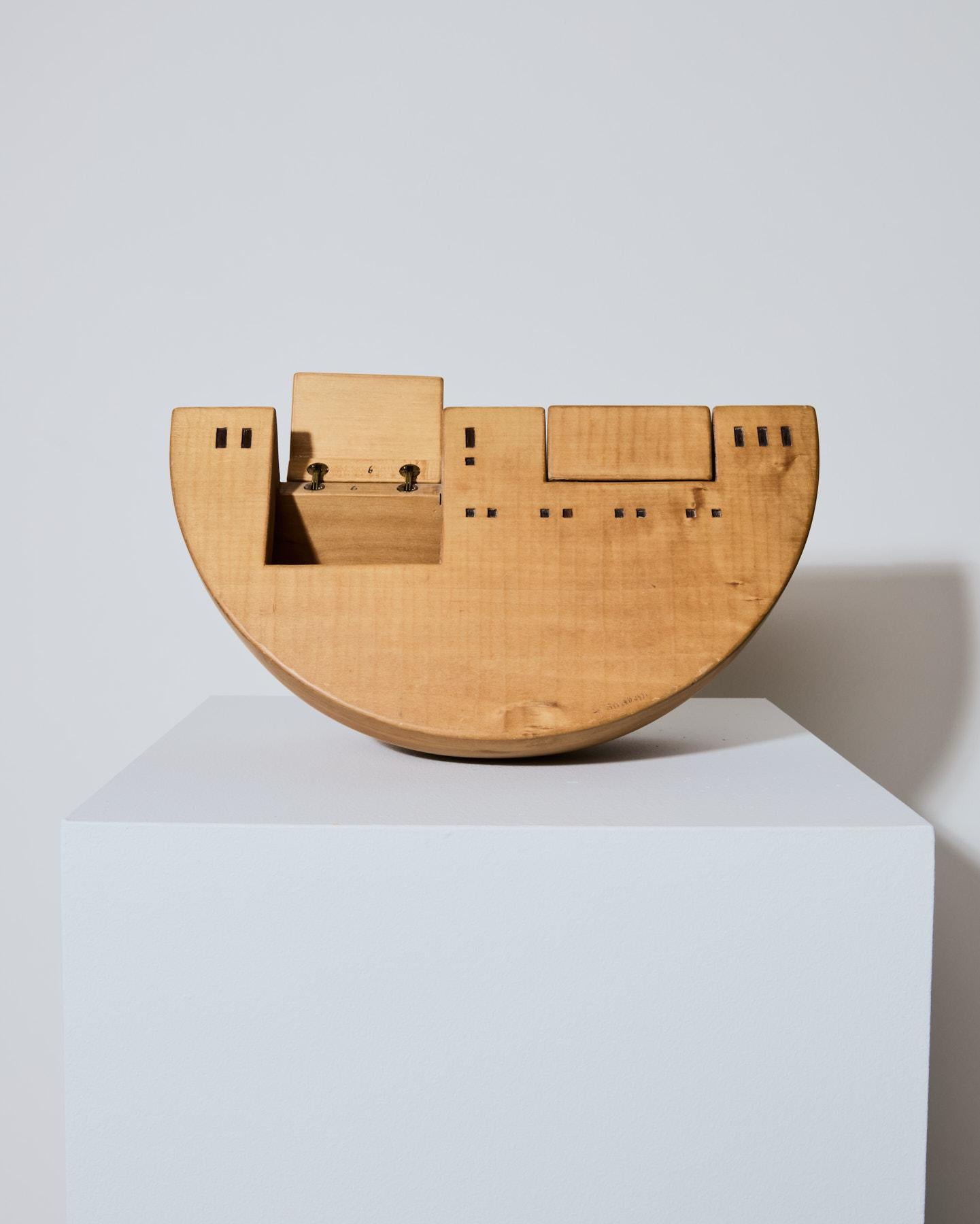 Arca, escultura de madera de Giuseppe Rivadossi para Officina Rivadossi, Italia en Bueno estado para la venta en Milano, Lombardia