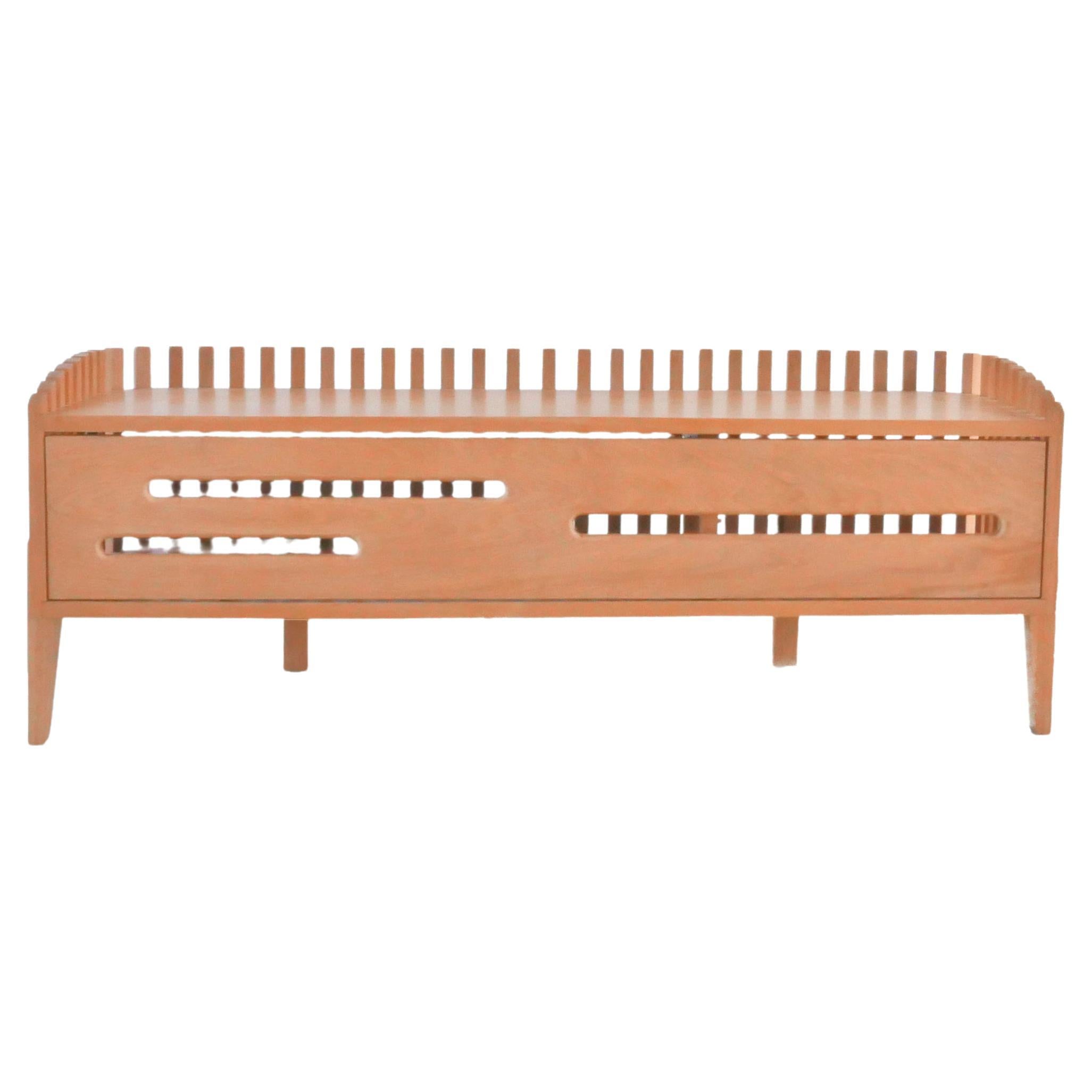 'Arca' Mid-Century Modern Shoe Rack in Brazilian Hardwood by Knót Artesanal For Sale