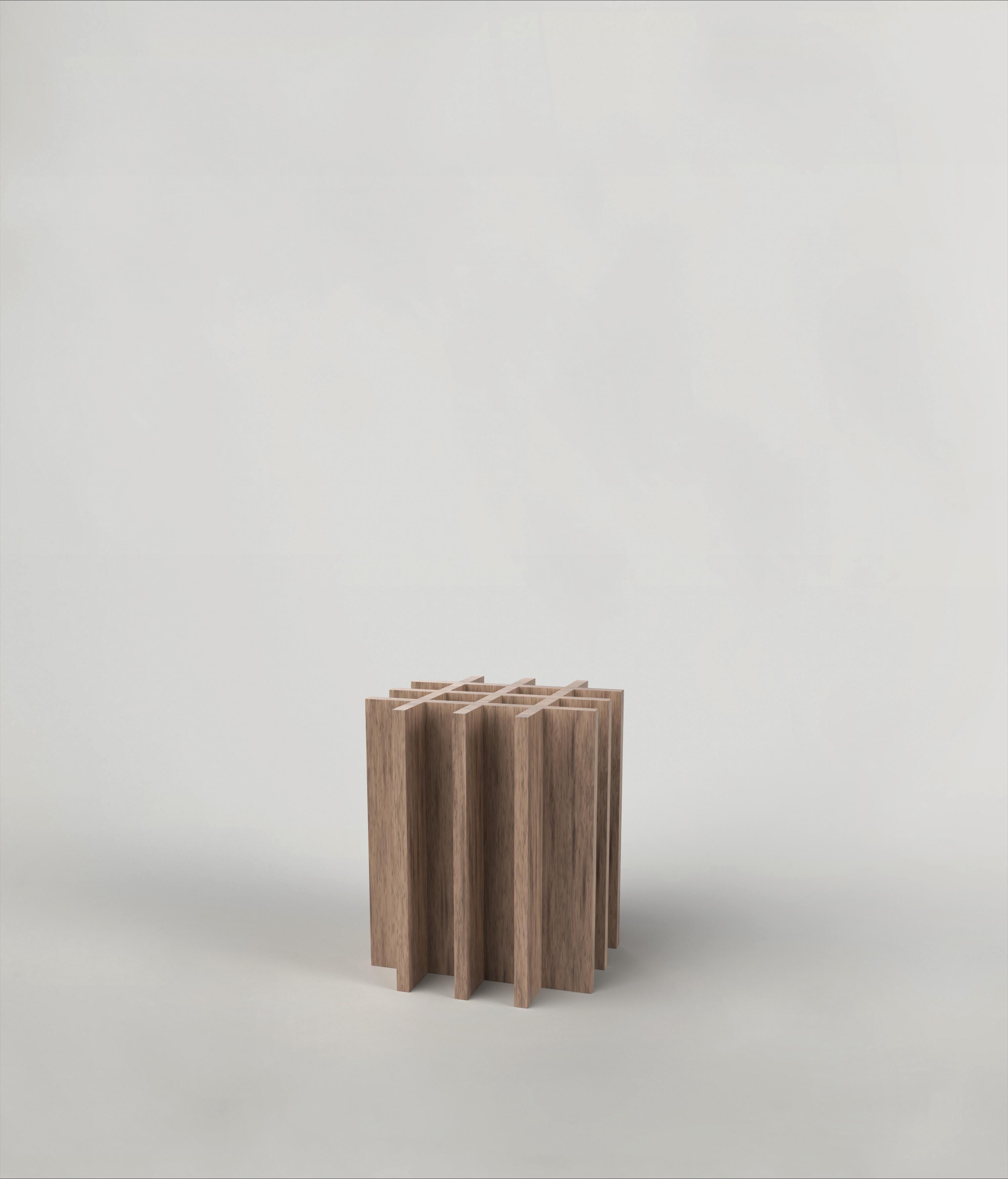 Arca V1 stool by Edizione Limitata
Limited edition of 150. Signed and numbered.
Dimensions: D 35 x W 35 x H 42 cm
Materials: solid ash wood

These contemporary solid wood pieces are manufactured by the excellence of Italian craftmanship. It is
