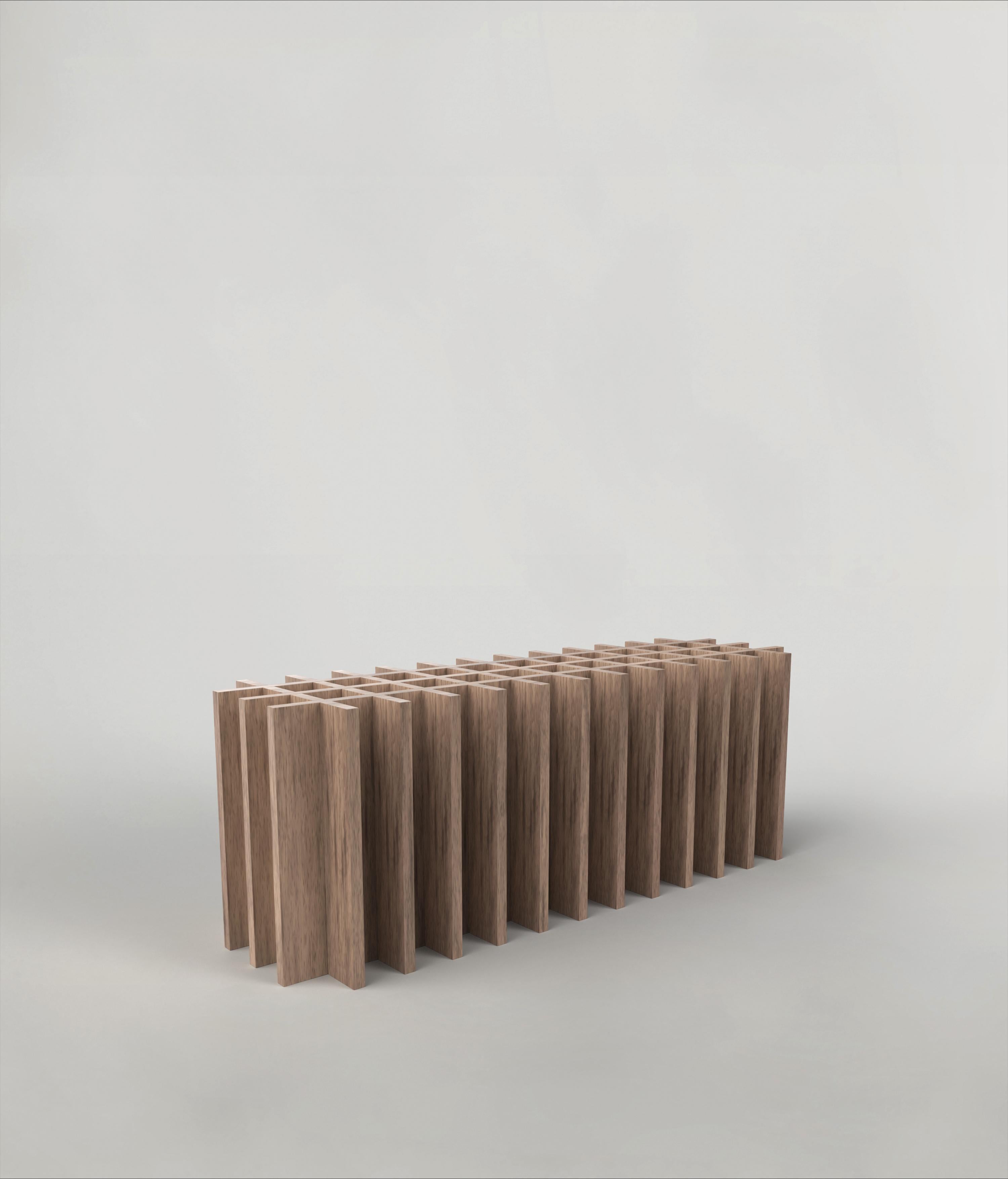 Arca V2 Bench by Edizione Limitata
Limited Edition of 150 pieces. Signed and numbered.
Dimensions: D117 x W35 x H42 cm
Materials: Solid Ash Wood

These contemporary solid wood pieces are manufactured by the excellence of Italian craftmanship. It is
