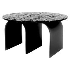Arcade Coffee Table, Rounded Marble Version, by Kasadamo & Pierre Tassin
