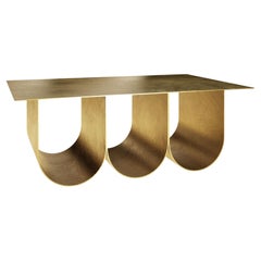 Arcade Coffee Table, Square Stainless Steel Version, by Kasadamo 
Pierre Tassin