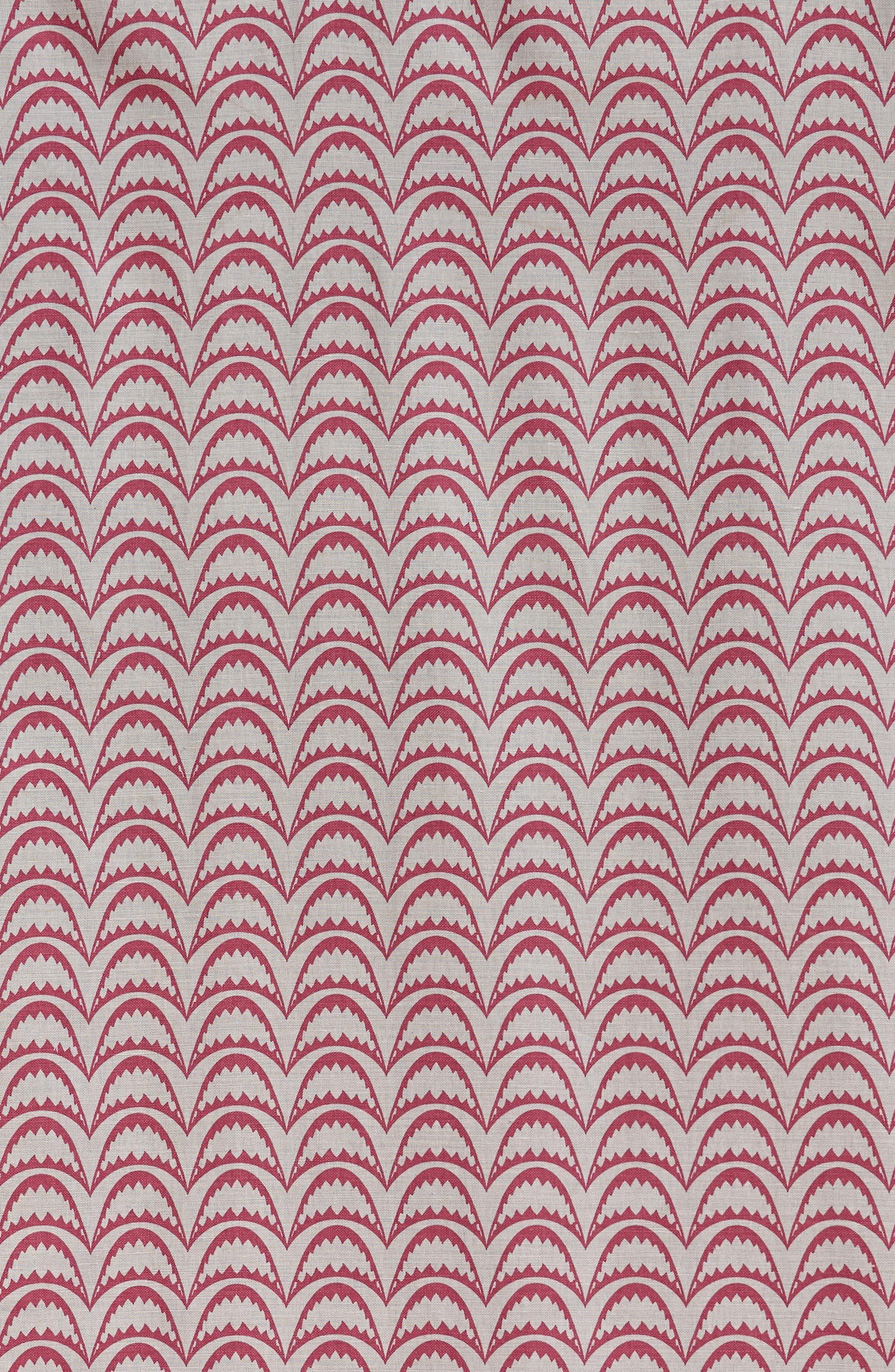 'Arcade' Contemporary, Traditional Fabric in Raspberry For Sale 2