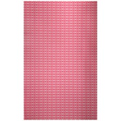 'Arcade' Contemporary, Traditional Wallpaper in Raspberry