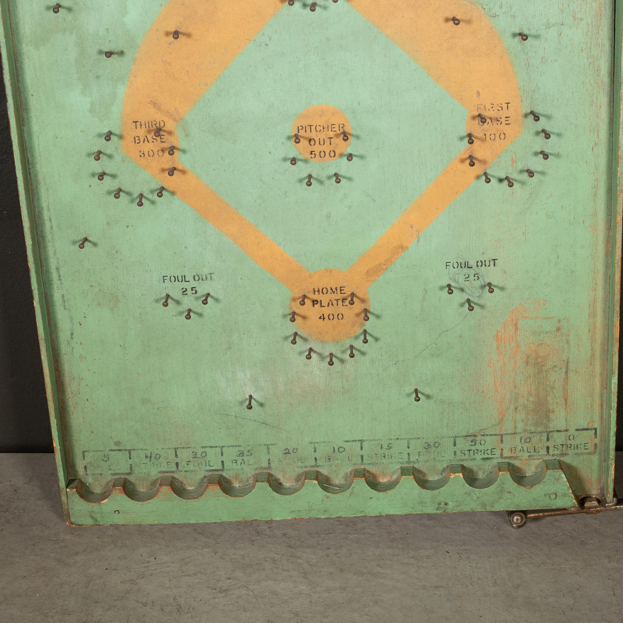 Américain Arcade Marble & Baseball Game c.1930 en vente