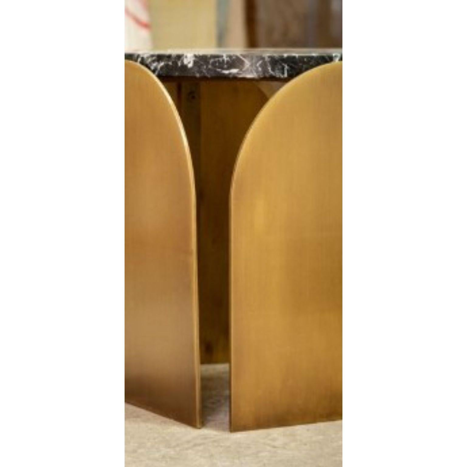 Portuguese Arcade Marble Side Table by Essenzia