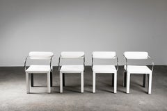 Arcadia Chairs by Paolo Piva for B&B Italia in White Leather