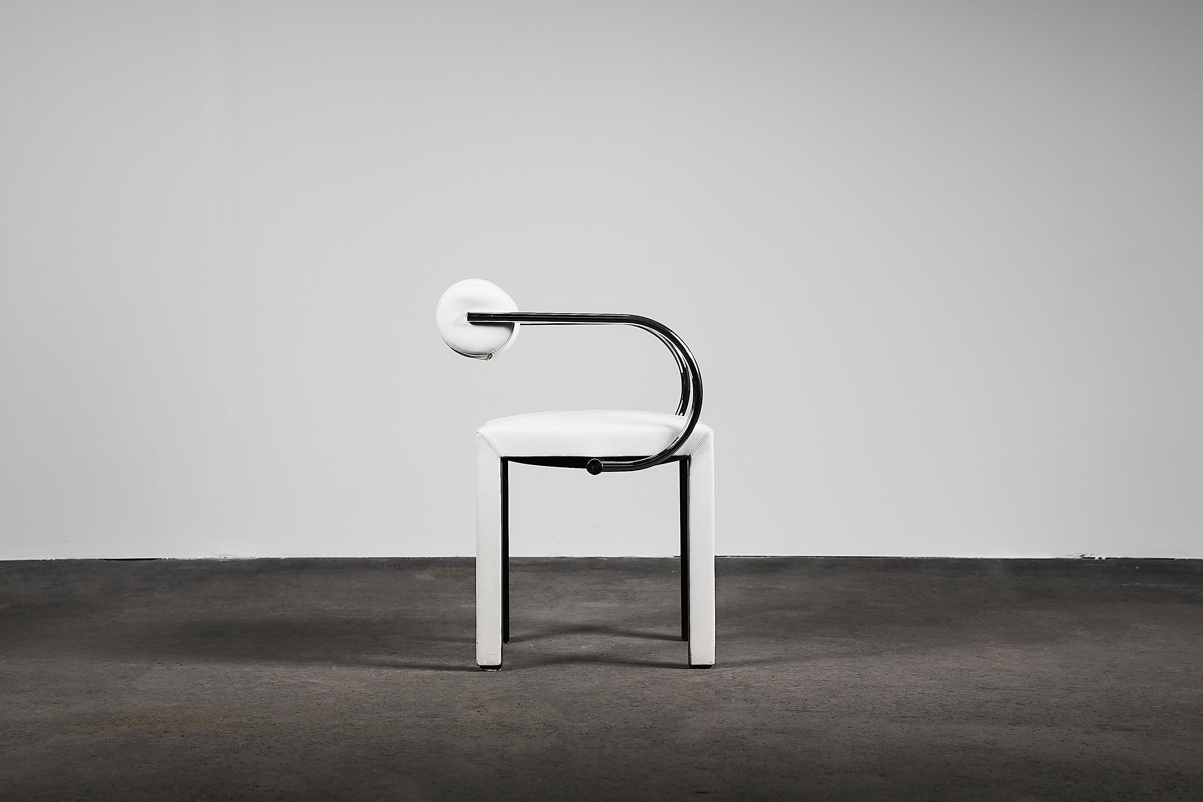 Arcadia Chairs by Paolo Piva for B&B Italia in White Leather 2