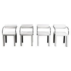 Arcadia Chairs by Paolo Piva for B&B Italia in White Leather