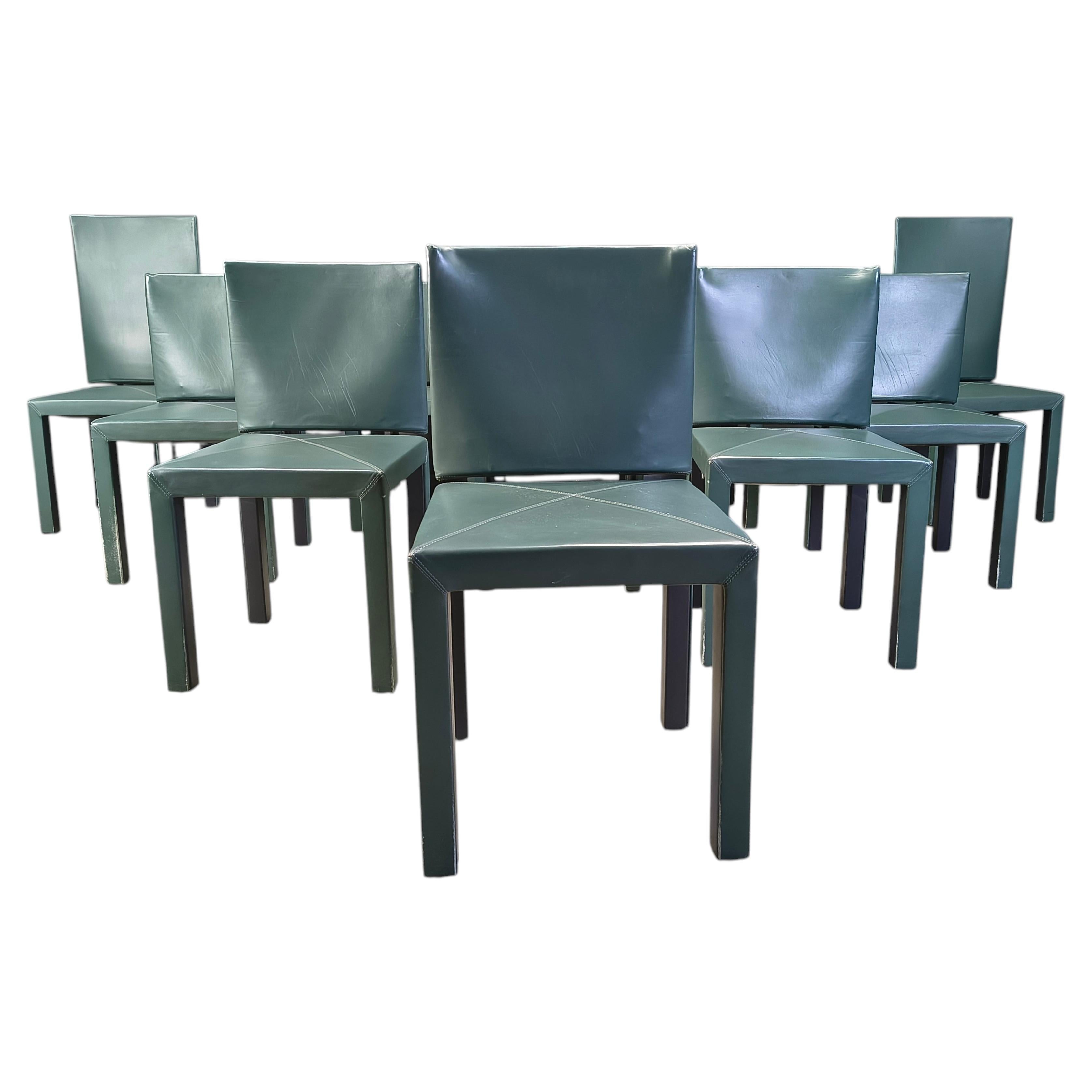 Arcadia dining chairs by Paolo Piva for B& B Italia set of 10