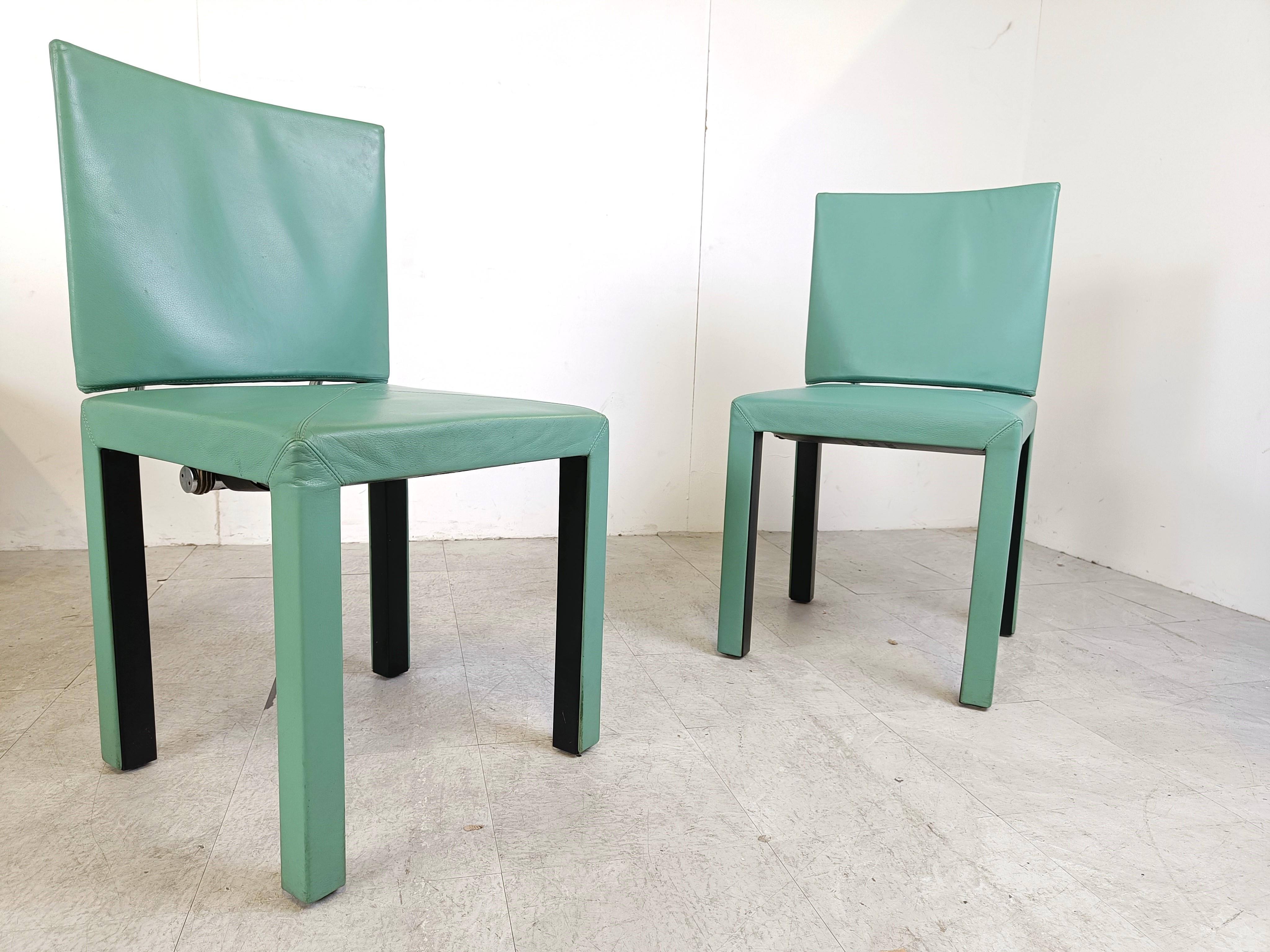 Ensemble de 6 chaises de salle à manger Arcadia de Paolo Piva pour B& B Italia en vente 3