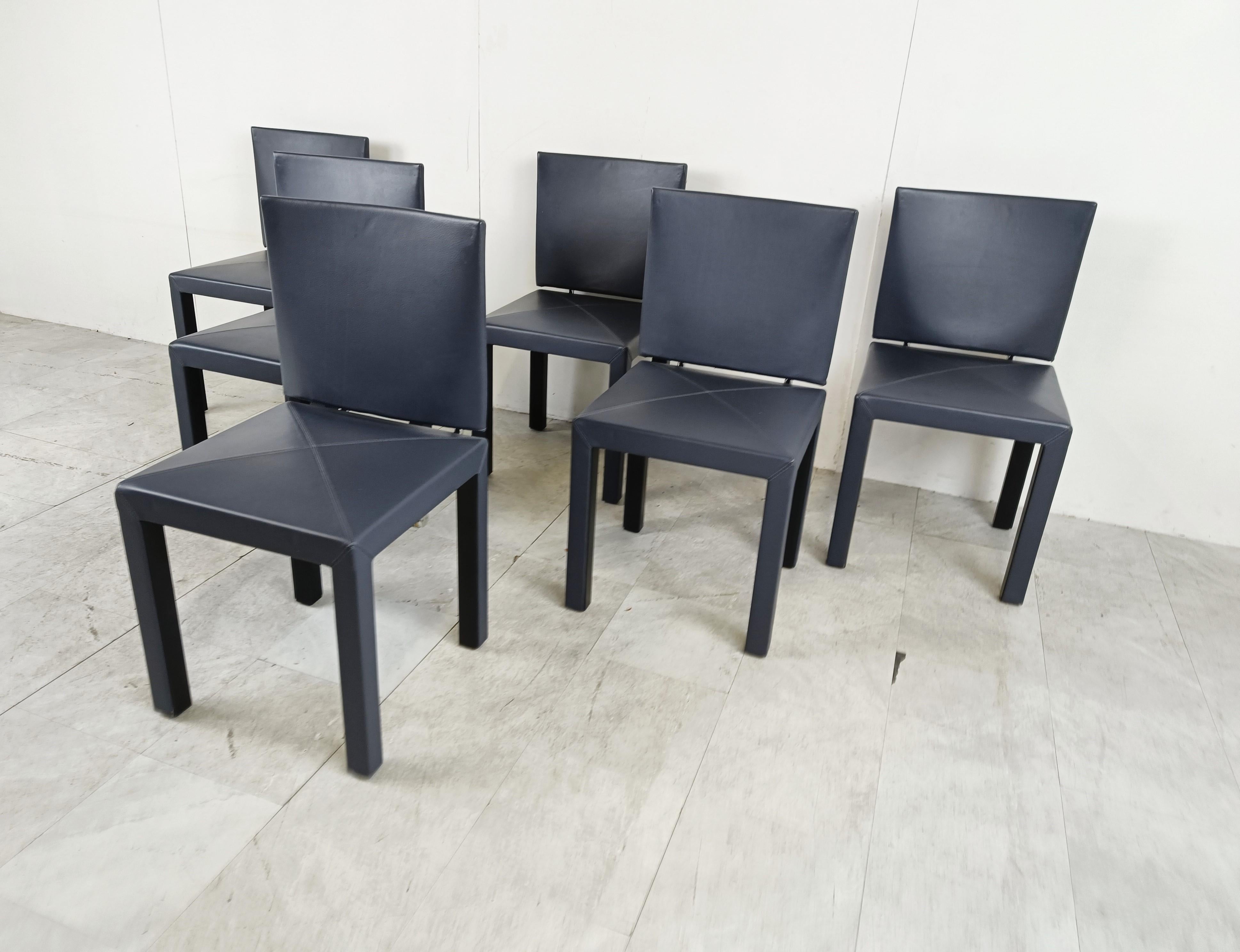 Arcadia Dining Chairs by Paolo Piva for B& B Italia Set of 6 In Excellent Condition In HEVERLEE, BE