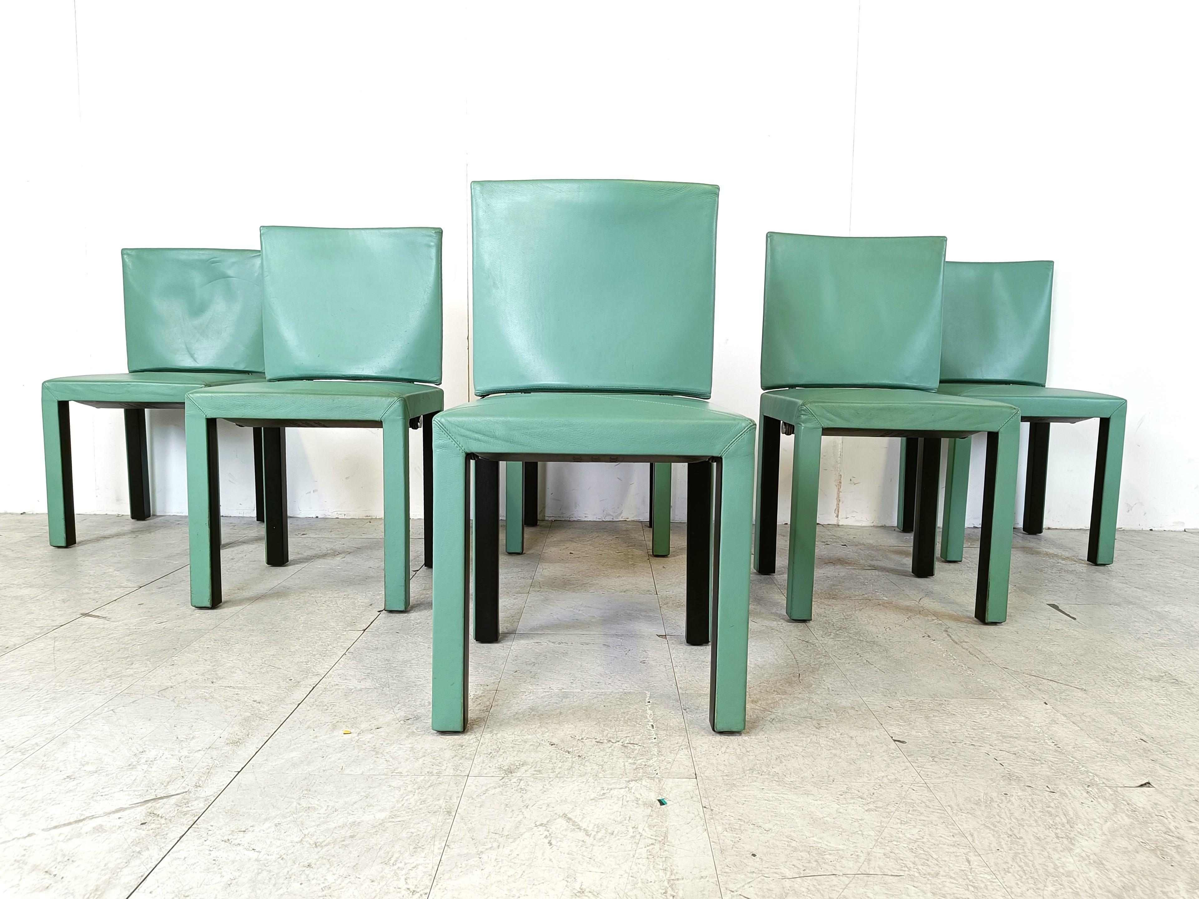 Ensemble de 6 chaises de salle à manger Arcadia de Paolo Piva pour B& B Italia Bon état - En vente à HEVERLEE, BE