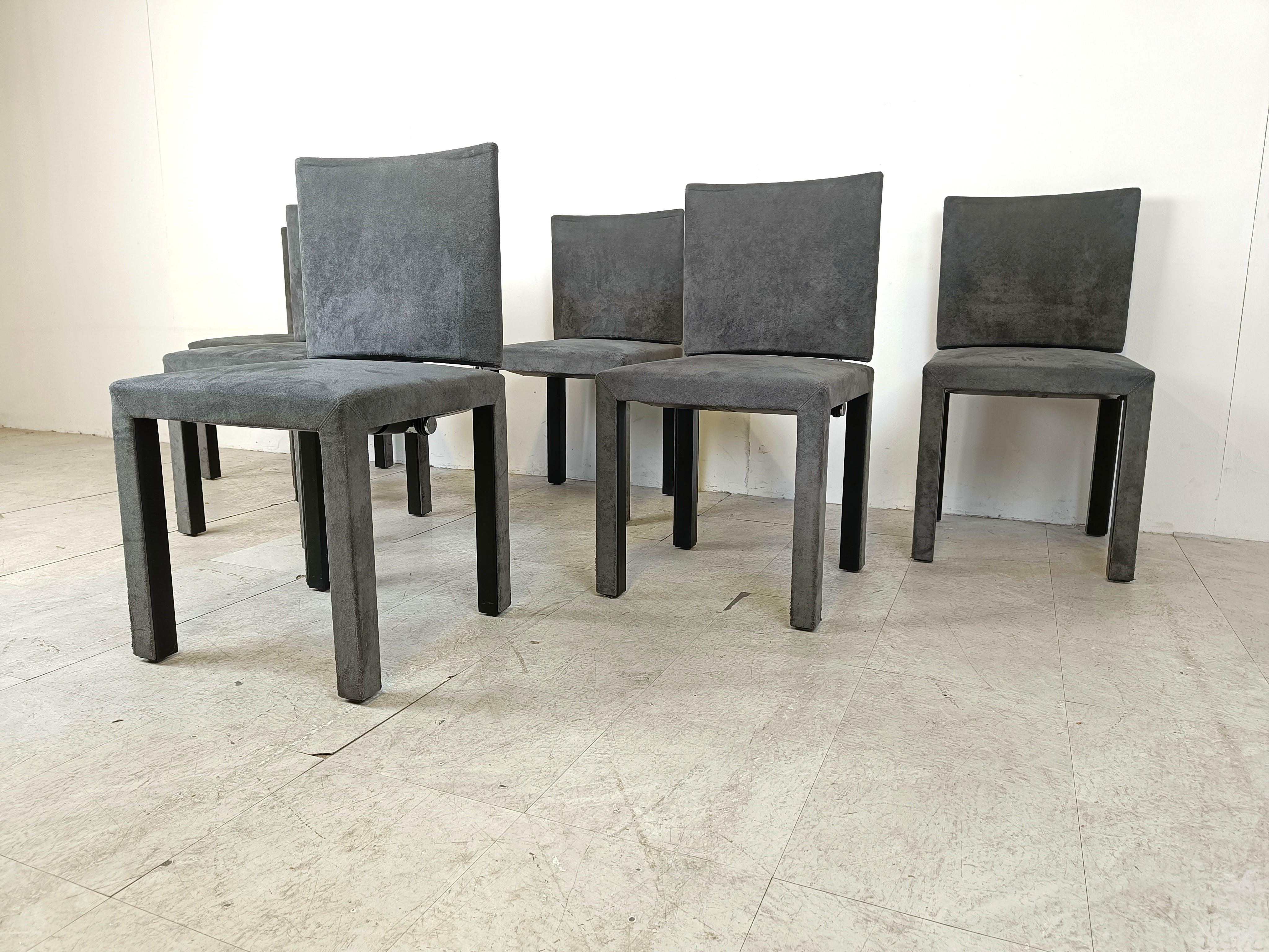 Late 20th Century Arcadia dining chairs by Paolo Piva for B& B Italia set of 6