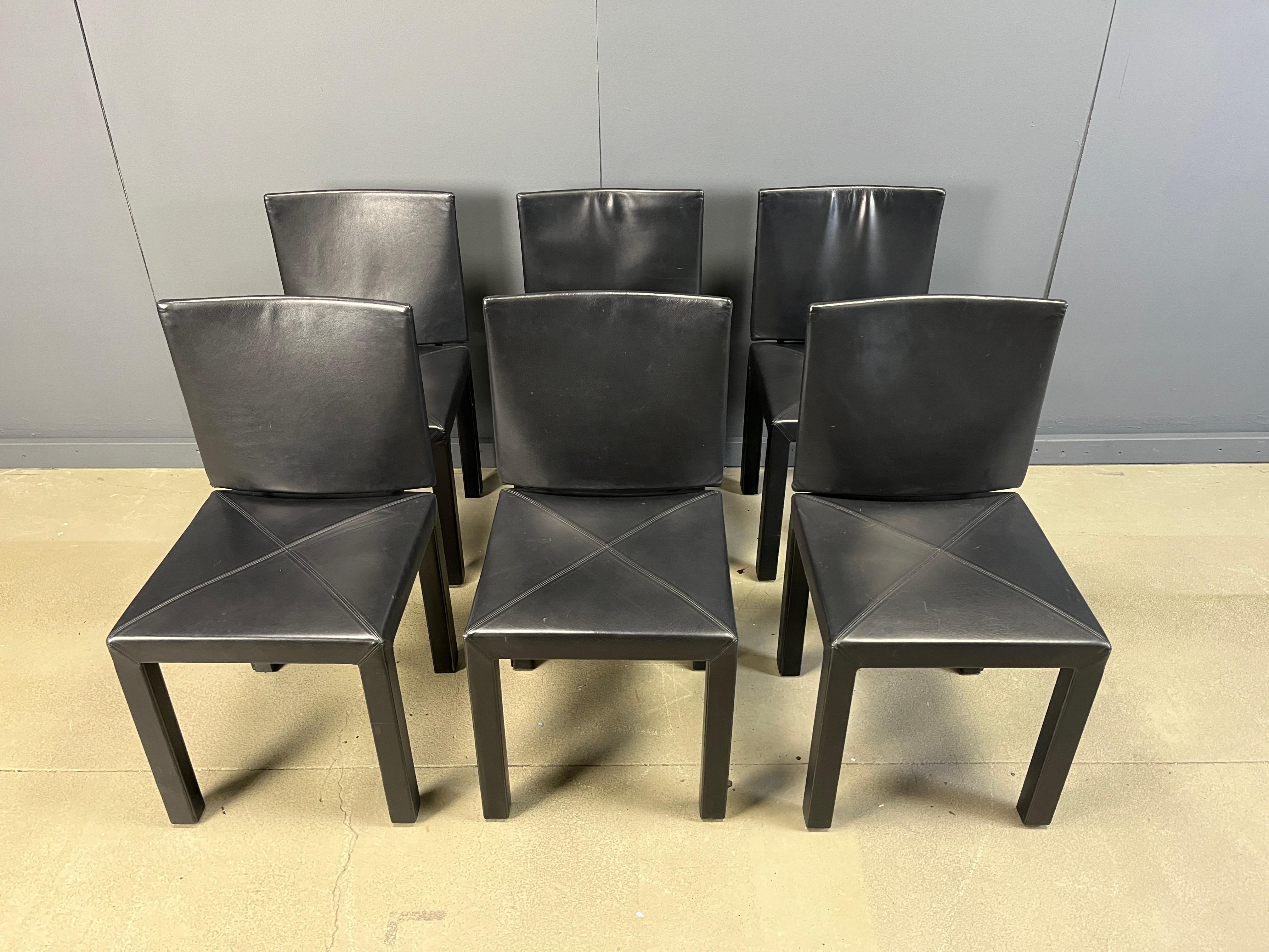 Arcadia dining chairs by Paolo Piva for B& B Italia set of 6 en venta 1