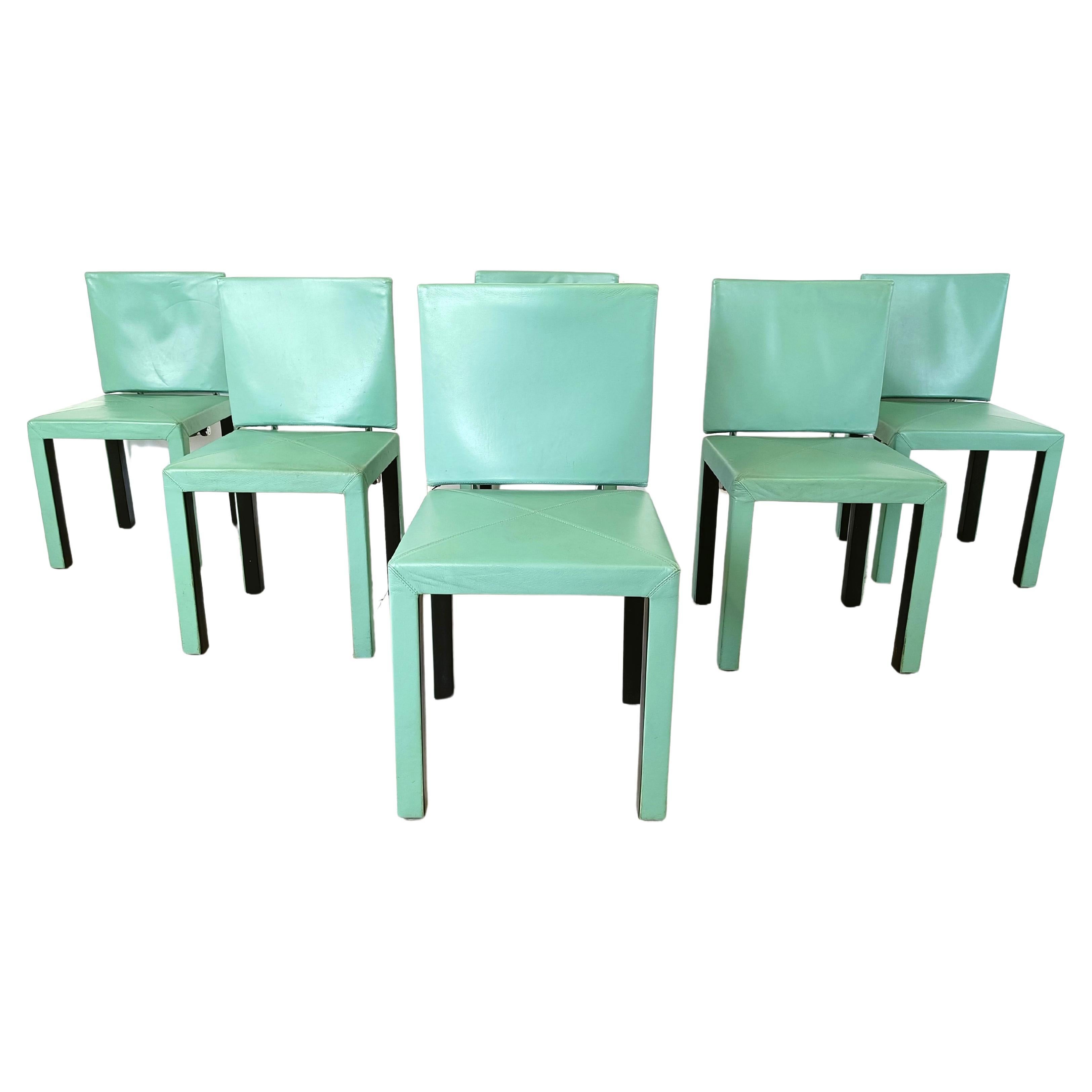 Arcadia Dining Chairs by Paolo Piva for B& B Italia Set of 6 For Sale