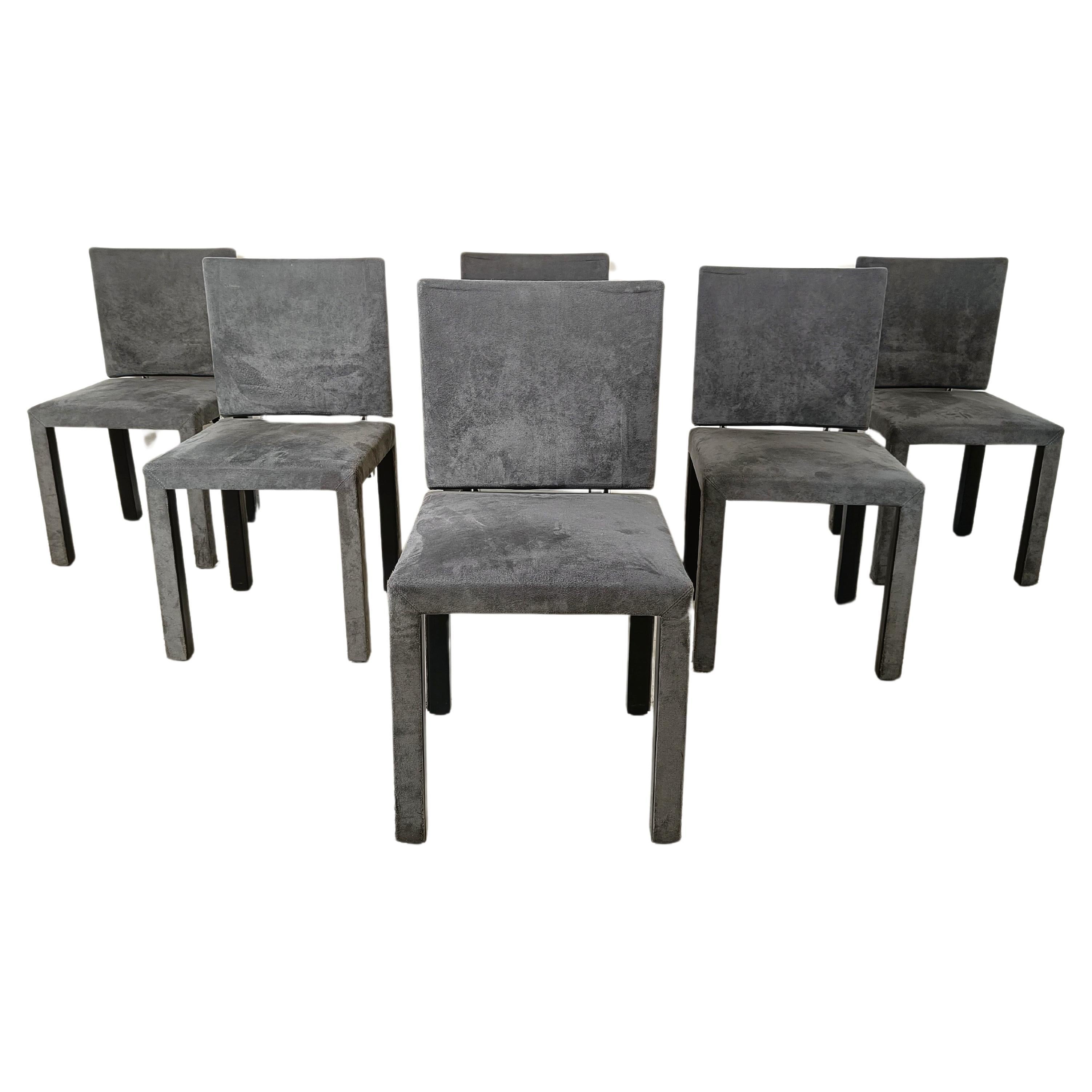Arcadia dining chairs by Paolo Piva for B& B Italia set of 6