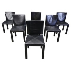 Juego de 6 sillas de comedor Arcadia de Paolo Piva para B&B Italia