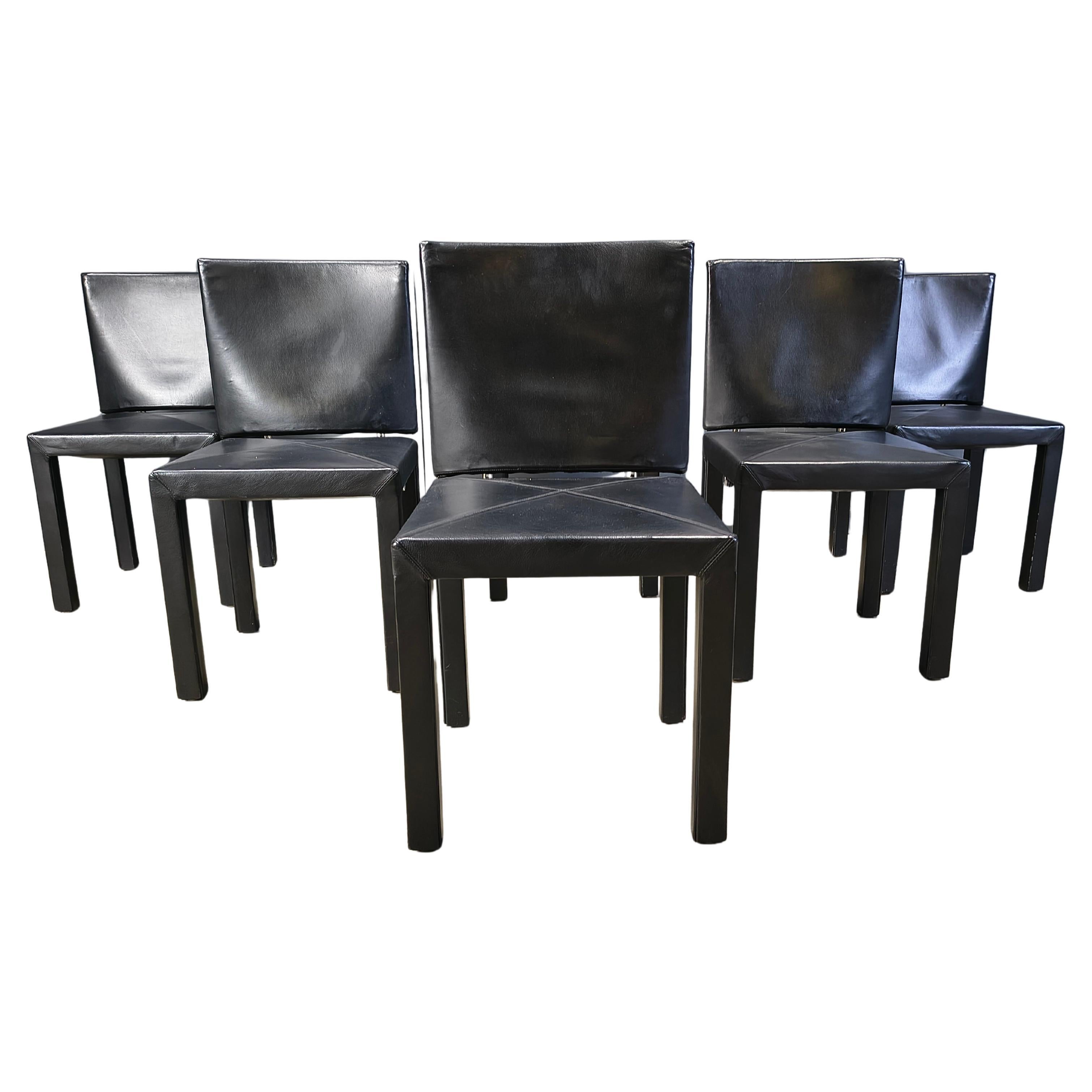 Arcadia dining chairs by Paolo Piva for B& B Italia set of 6
