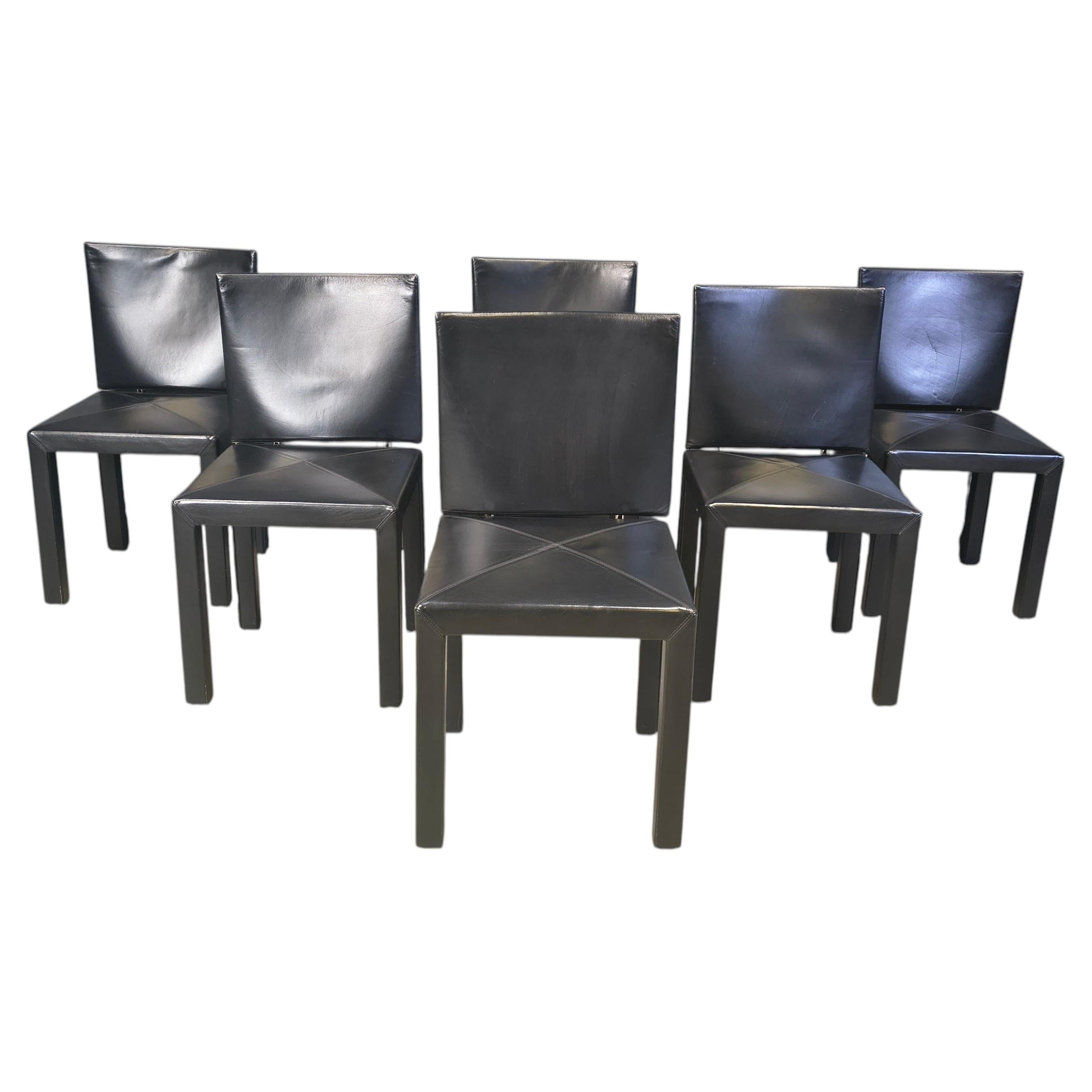 Arcadia dining chairs by Paolo Piva for B& B Italia set of 6