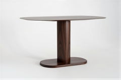 Arcadia Dining Table  Minimalist Oval Table Solid Walnut by Studio Yann Gandon