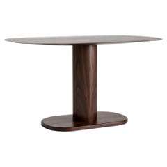 Arcadia Dining Table  Minimalist Oval Table Solid Walnut by Studio Yann Gandon
