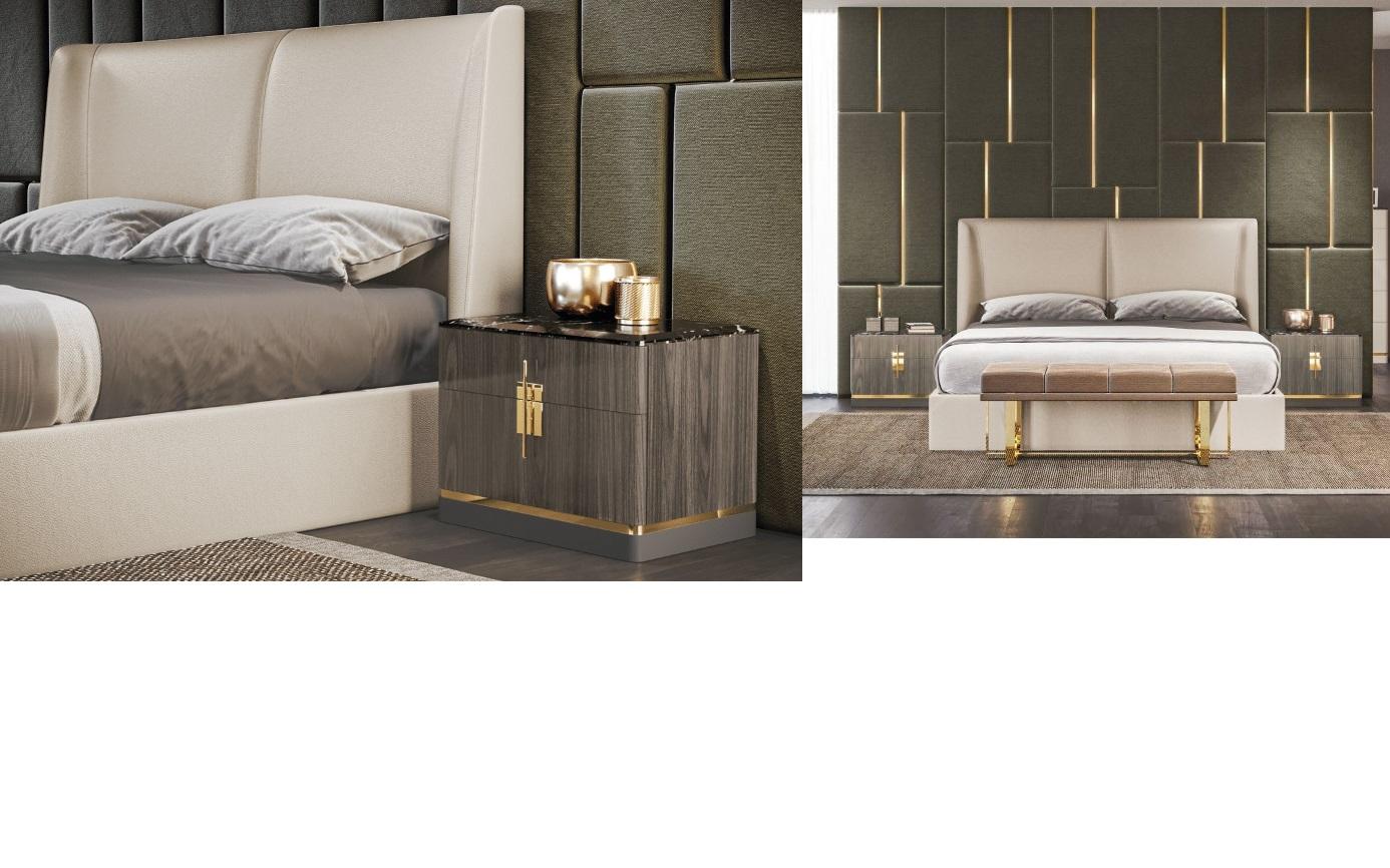 Arcadia King Size-Bett, handgefertigt aus dem eigenen Material der Kunden im Zustand „Neu“ im Angebot in New York, NY